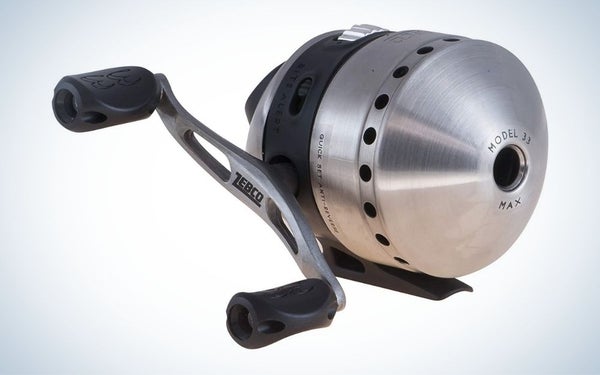 Zebco Spincast fishing reel with left/right hand orientation