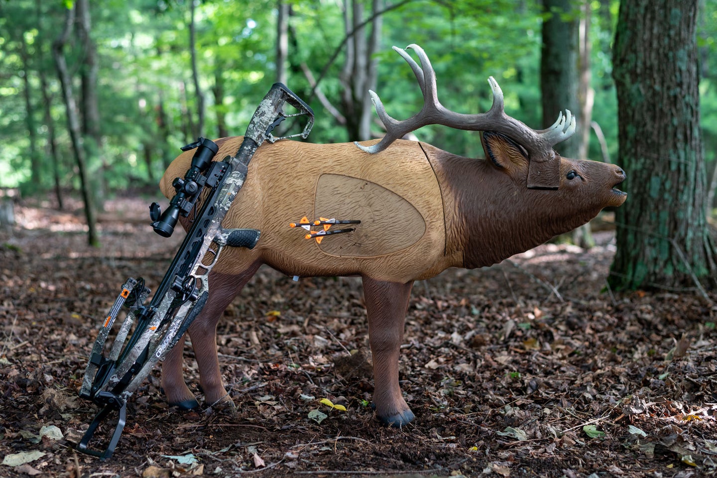The CenterPoint CP400 crossbow shoots tight groups