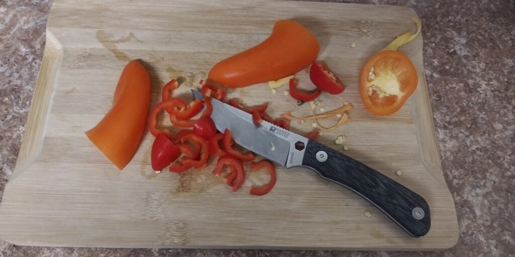 rainier knives basecamp knife works in the kitchen too