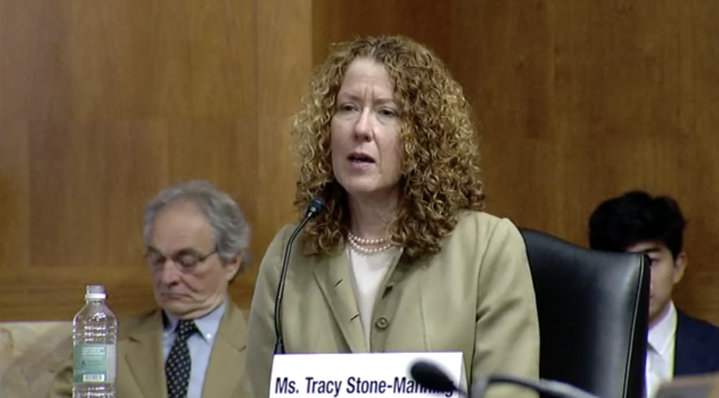 Tracey Stone-Manning's BLM nomination is about to go to the full U.S. Senate for consideration. 