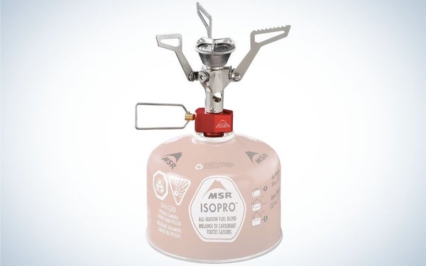 Gas powered camping and travel stove