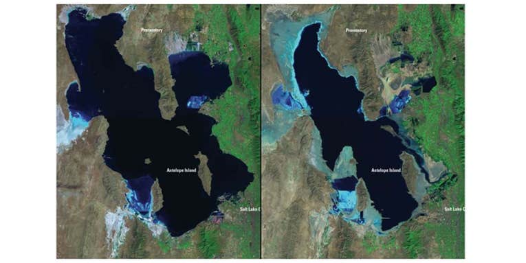 Western Waterfowl Habitat Dries Up As Great Salt Lake Hits Lowest Levels Ever