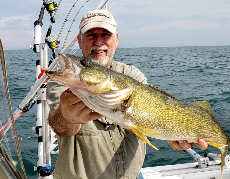 Thus far, the western Lake Erie algae bloom has not affected fishing.