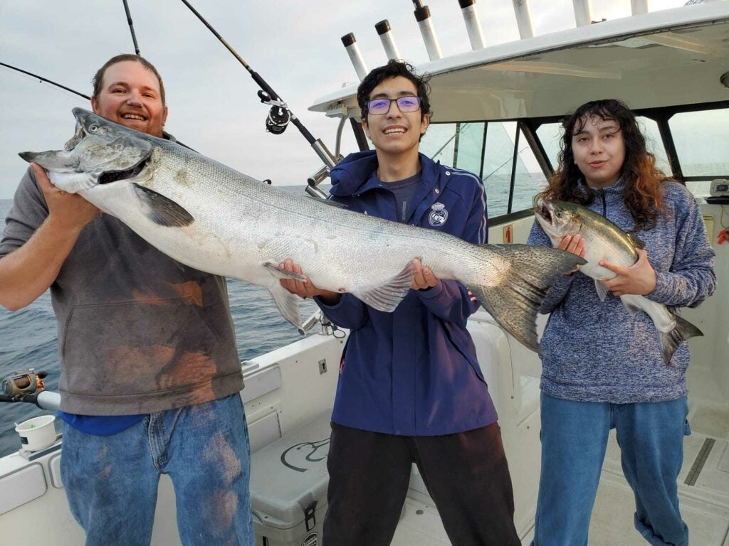 Michigan Record Chinook salmon
