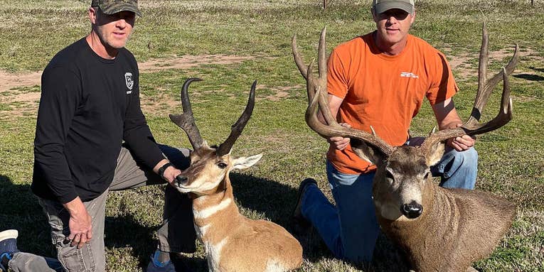 Texas Twins Make the B&C Book with Monster Muley and Trophy Antelope