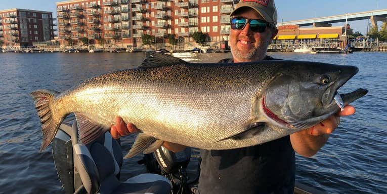 Your Guide to Catching Monster Salmon on the Great Lakes in Early Fall