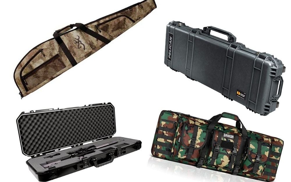 50.5 inch Single Scoped Rifle-Shotgun Portable Travel Carrying Storage Case 
