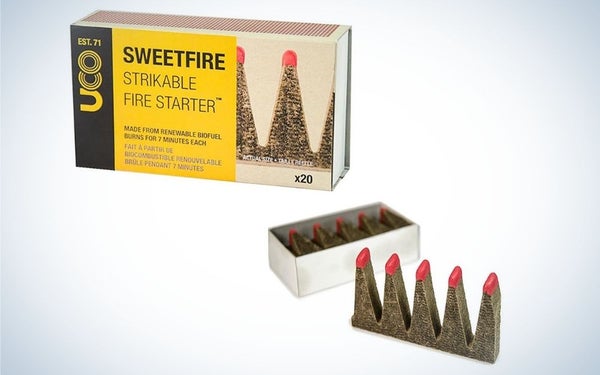 Sweetfire strikeable is our pick for the best fire starters.