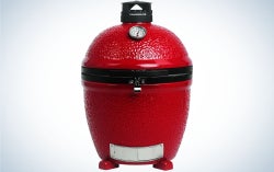 Seamlessly move between smoking and grilling, and keep that fire going for a long time, with this egg smoker.