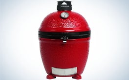 Seamlessly move between smoking and grilling, and keep that fire going for a long time, with this egg smoker.