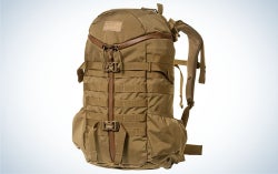 This Mystery Ranch backpack is our pick for best internal frame backpack.
