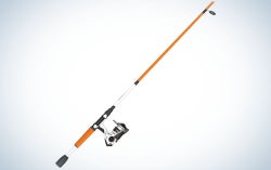 Zebco fishing pole is the best kids fishing pole for bass.