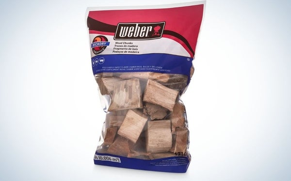 Weber wood chucks is the best wood for grilling steak.
