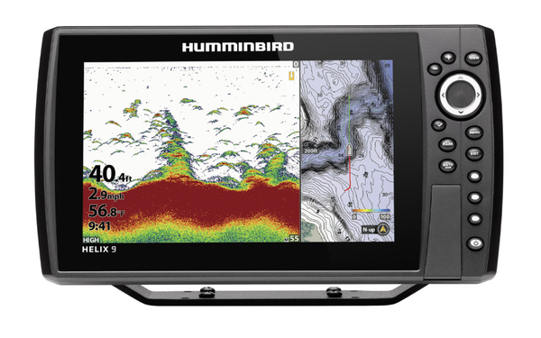 Humminbird HELIX 9 CHIRP GPS G4N Fish Finder/Chartplotter on white background