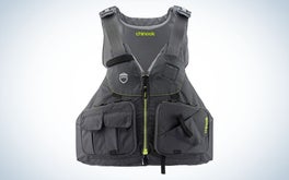 NRS Chinook Fishing Life Vest is the best kayak life jacket.