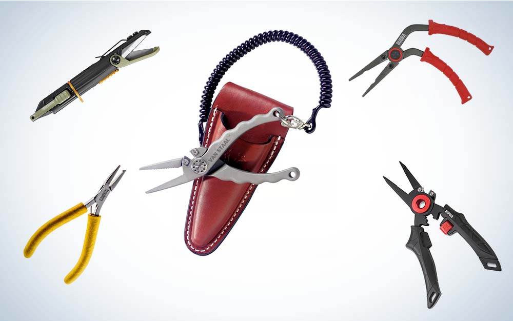 Portable Fishing Cut Pliers Fish Use Scissors Cutting Wire Lines Cutter LD 