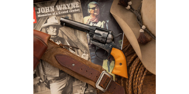 John Wayne’s Colt Revolver From “True Grit” Sells for Over $500,000