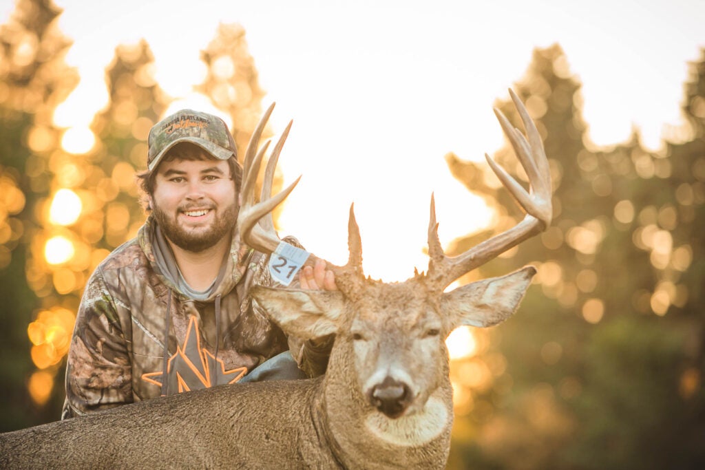 Evan Emerson and whitetail buck