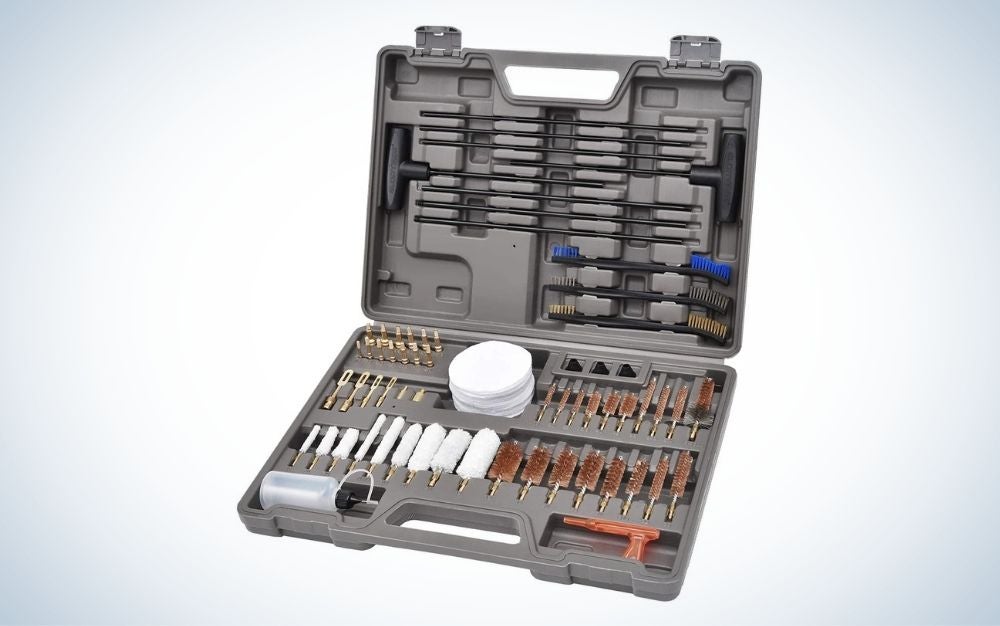Universal Gun Cleaning Kit for Pistol Rifle Shotgun Firearm Cleaner Tool 26Pcs 