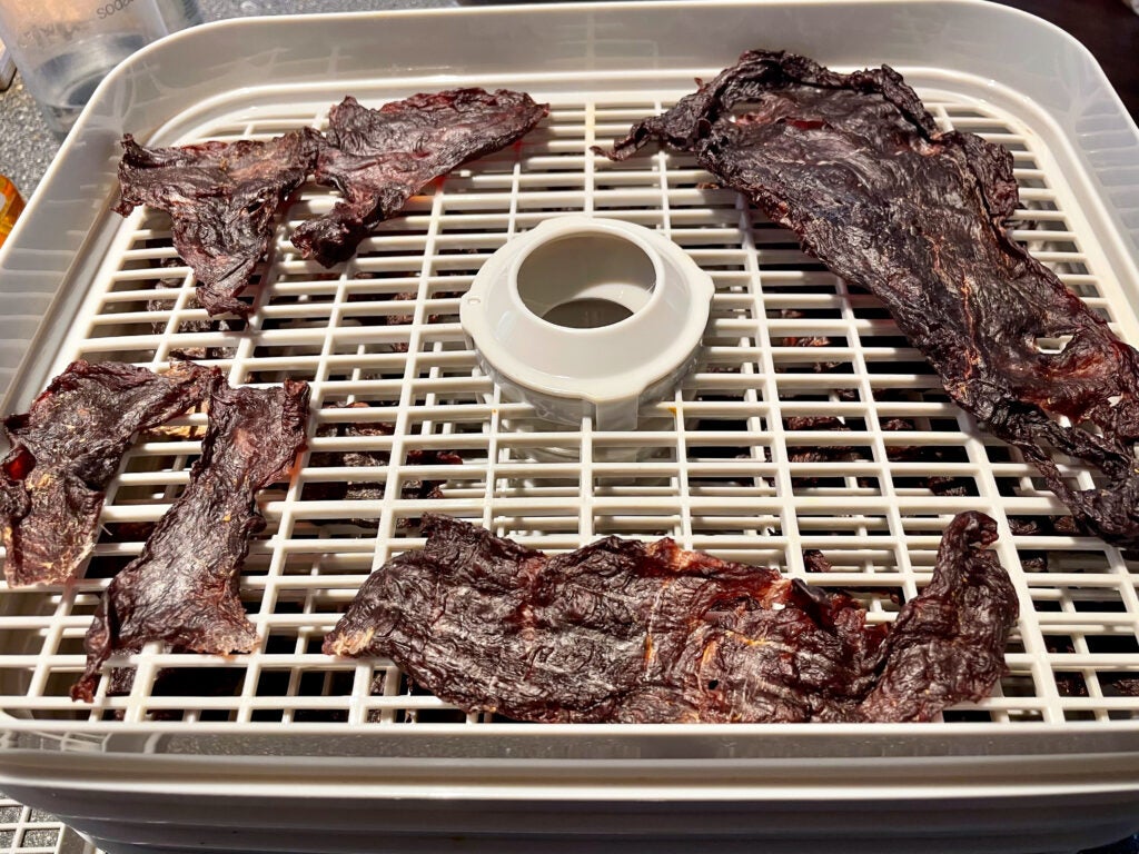 dehydrated game meat