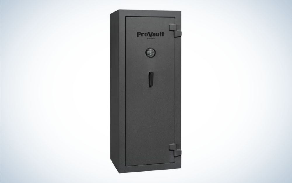 ProVault Electronic-Lock 18-Gun Safe by Liberty is the best for apartment dwellers.