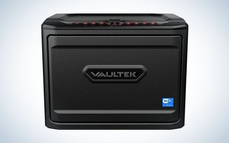 Vaultek MXi Wi-Fi and Biometric Safe High Capacity Handgun Safe is the best for multiple pistols.
