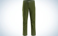 Arc’teryx Lefroy are the best hiking pants for hot weather.