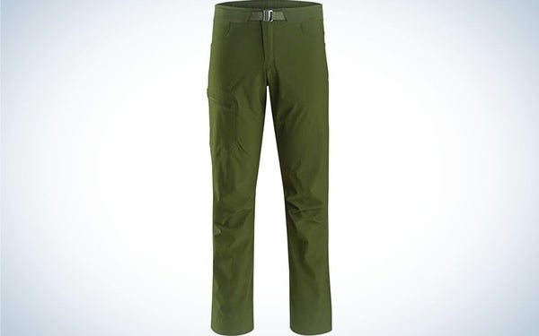 Arc’teryx Lefroy are the best hiking pants for hot weather.