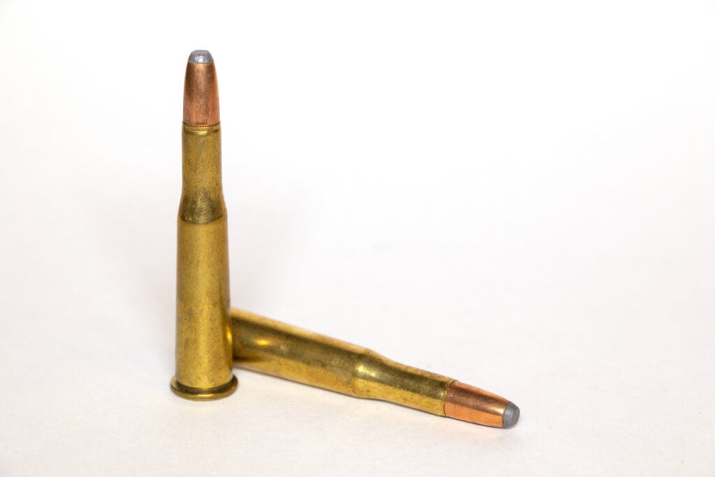 25-35 Winchester deer hunting cartridge.