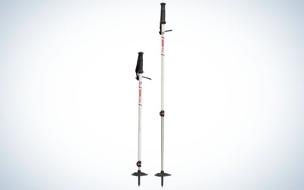 The MSR DynaLock™ Trail Backcountry Poles are the best trekking poles for snow.
