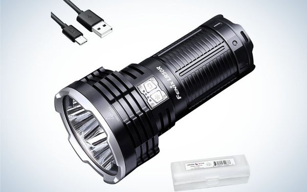 Fenix LR50R Flashlight is the brightest flashlight.