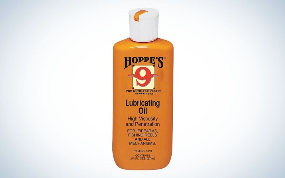 Hoppe’s Lubricating Oil is the best gun oil.