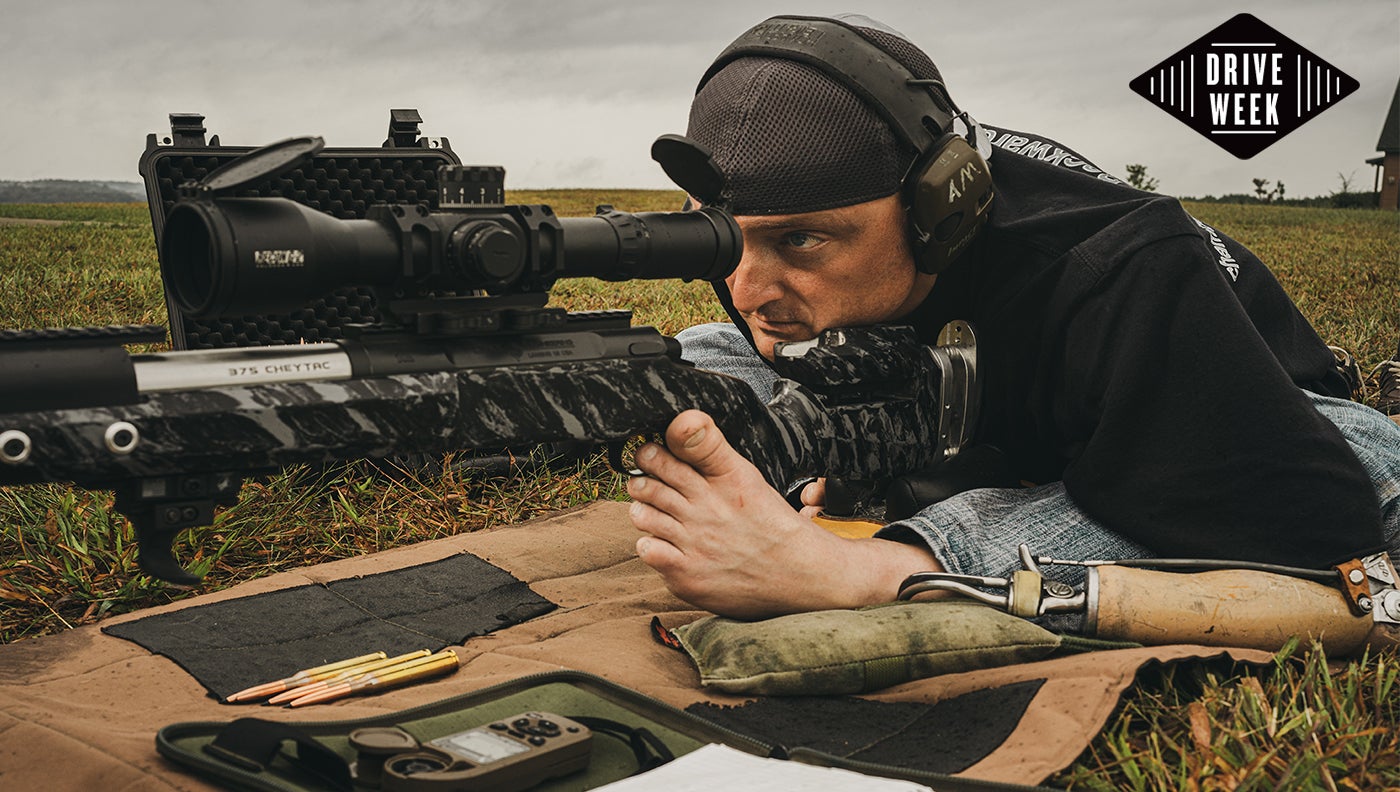 Aaron Miesse shoots long-range rifle