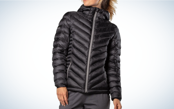 Nathan Sports Puffer Jacket on gray and white background