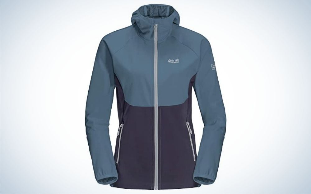 Jack Wolfskin Go Hike Softshell is the best hiking jacket for women.
