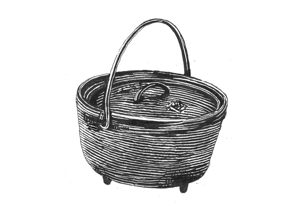 Illustration of a Dutch oven