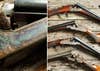 a photo of classic English shotguns