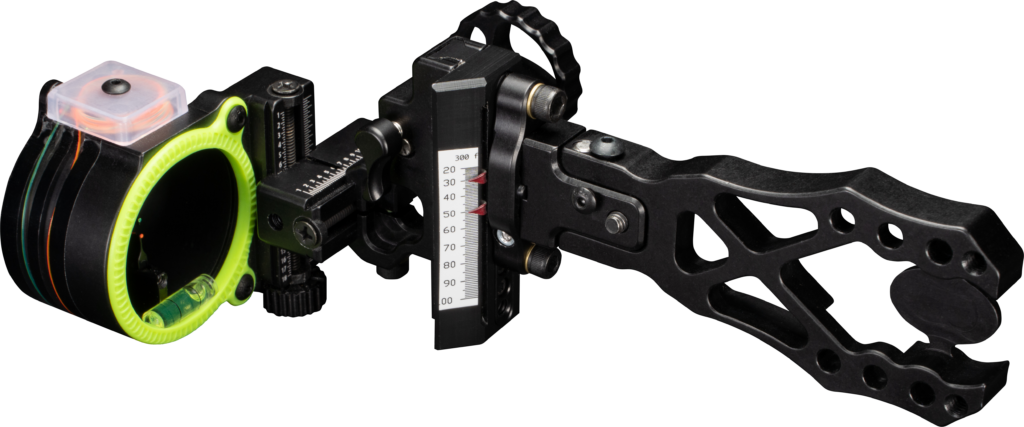 The Black Gold Dual Trac bow sight.