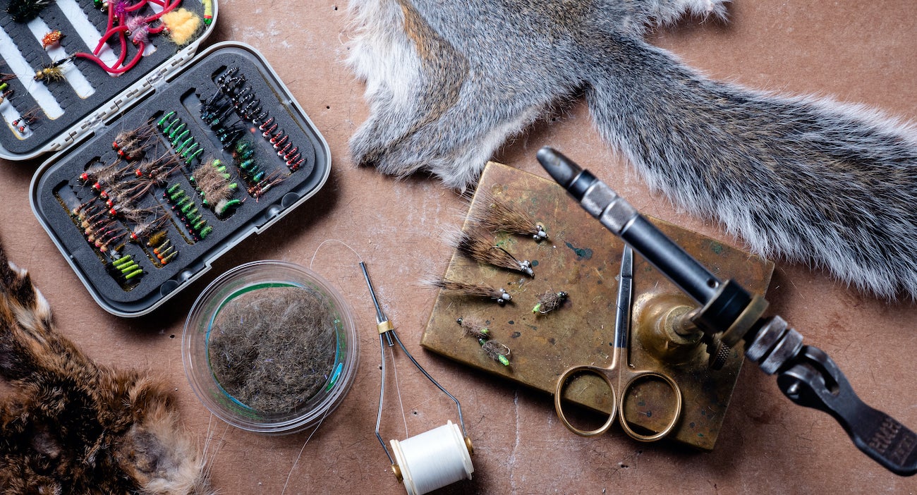 A squirrel pelt can provide the perfect materials for nymphs, streamers, and other flies. 