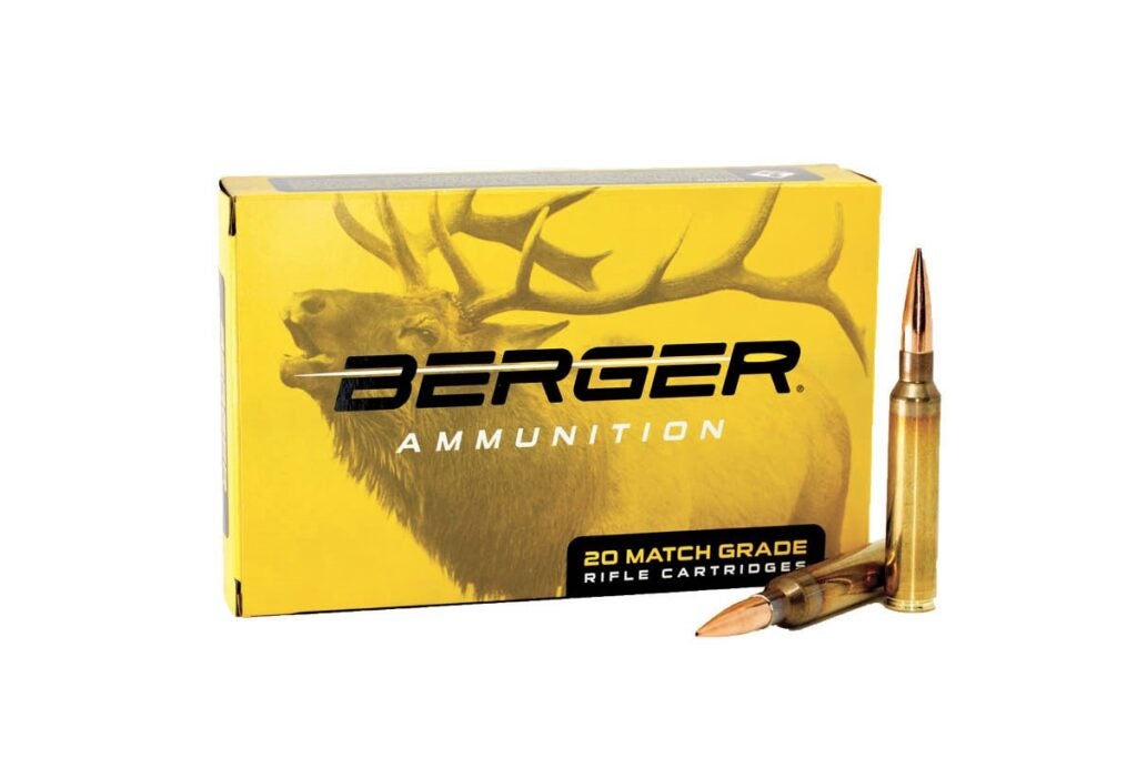 photo of new rifle ammo from Berger