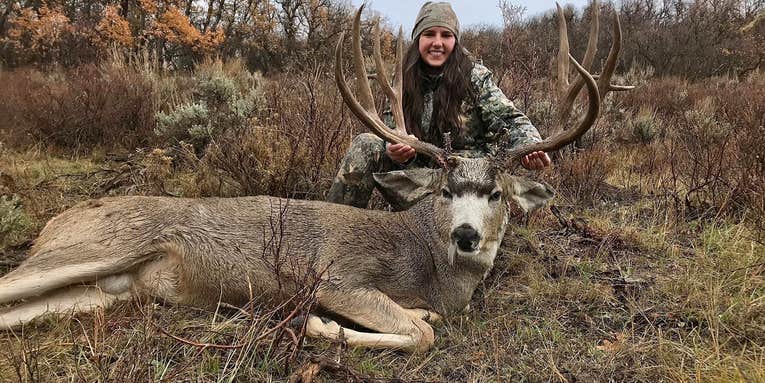 24-Year-Old McKaylie Richins Bags 226-Inch Muley in Utah
