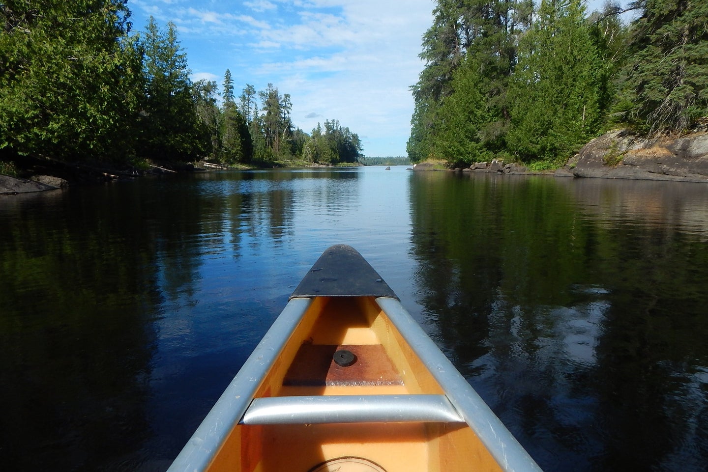 canoe in boundary waters