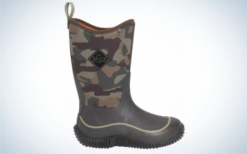 Muck Kid’s Hale Camo are the best youth hunting boots.