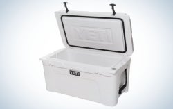 Yeti Tundra 65 is the best cooler for camping for ice retention