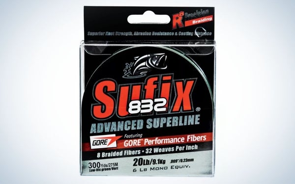 Sufix 832 is the best braided fishing line.