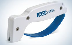 AccuSharp Knife & Tool Sharpener is the best cheap pocket knife sharpener.