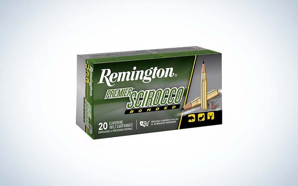 Remington Premier Scirocco centerfire rifle ammo, Swift Scirocco bullet