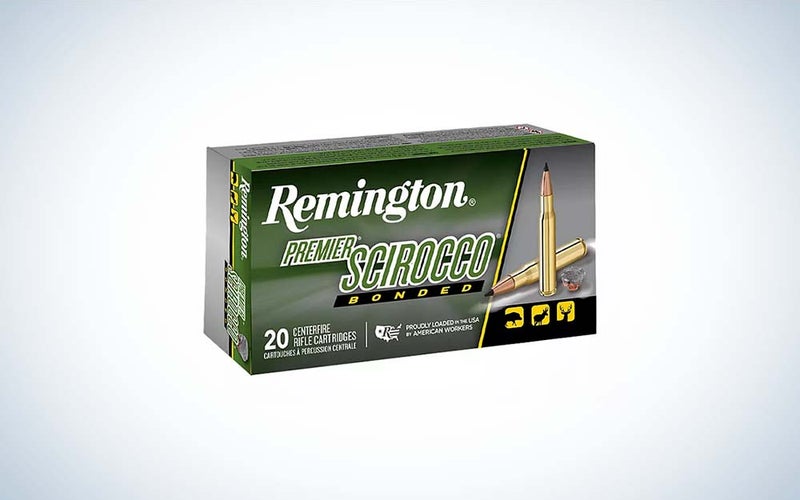 Remington Premier Scirocco centerfire rifle ammo, Swift Scirocco bullet