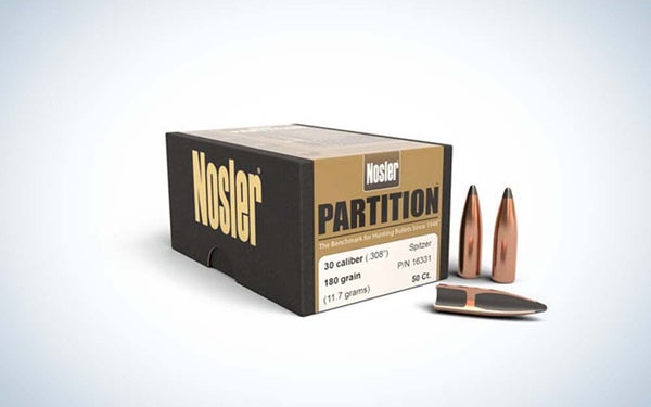 Box of Nosler Partition .308