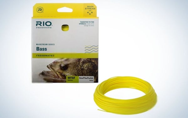 Rio Mainstream Bass is the best fly fishing line. (best fishing line for bass)